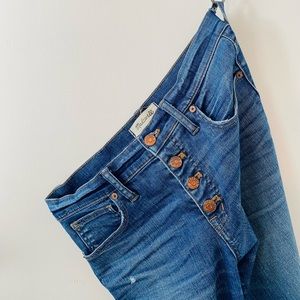 Madewell 9” High Rise Skinny Skinny Button Fly Jeans